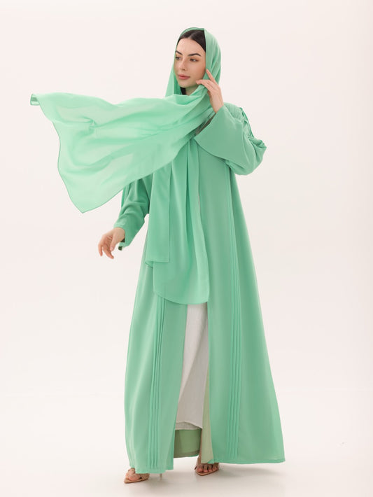 Spring Green Pleats