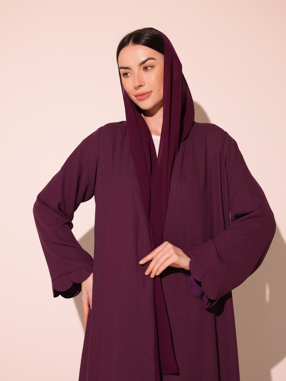 Dark Purple Soft Sparkles