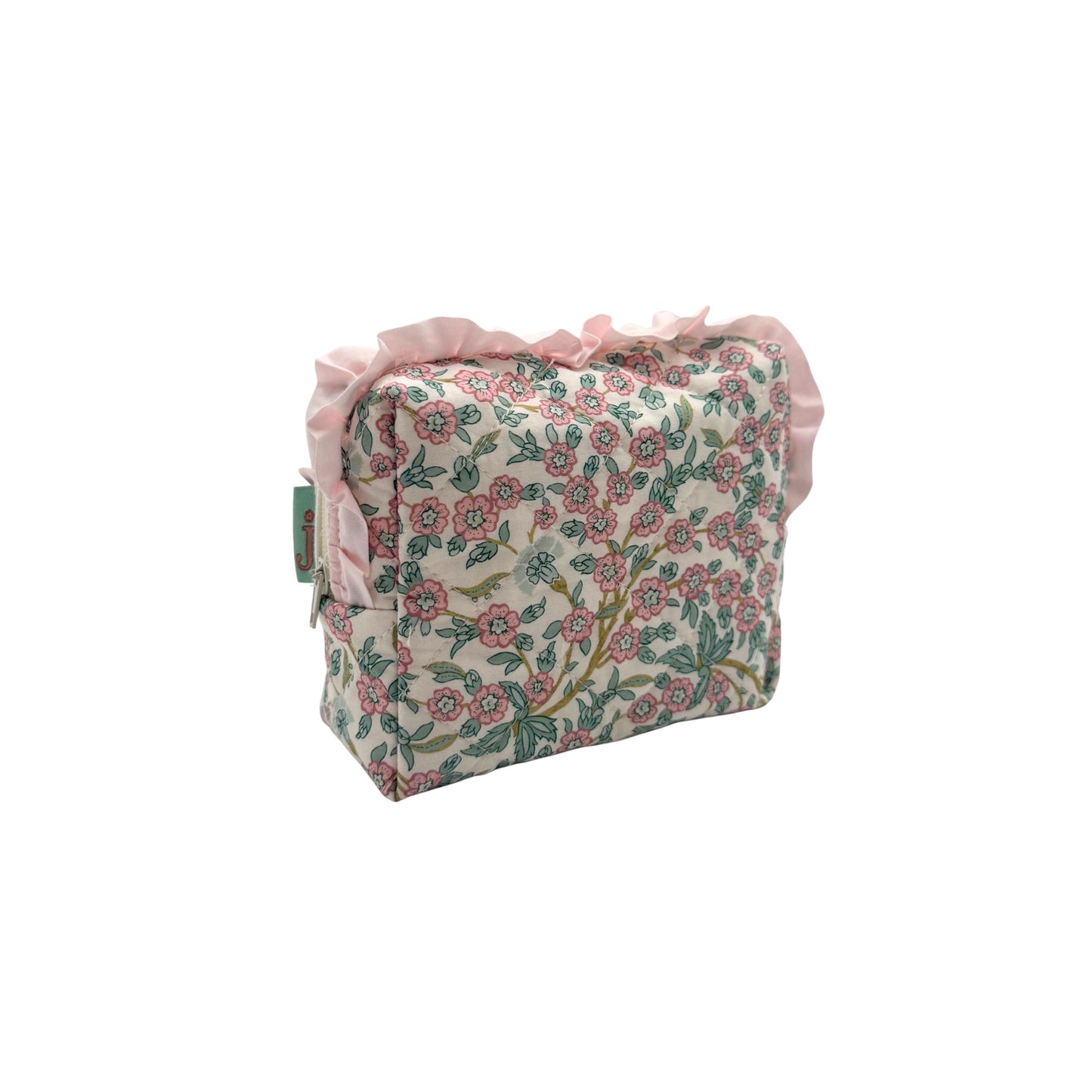 Empress Liberty Ruffle Quilted Pouch - Small