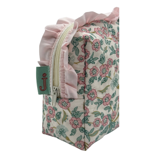 Empress Liberty Ruffle Quilted Pouch - Small