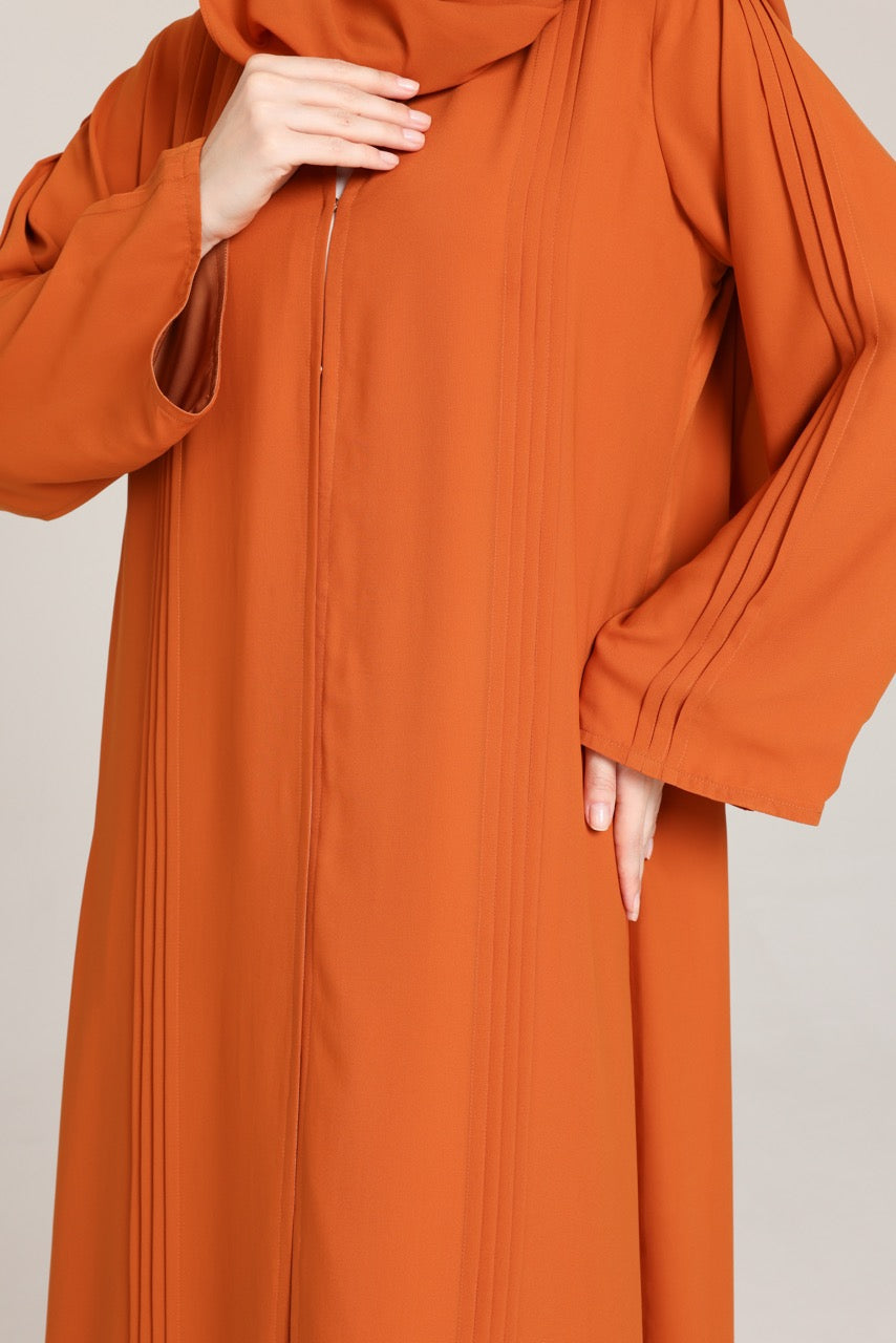 Dark Amber Pleats