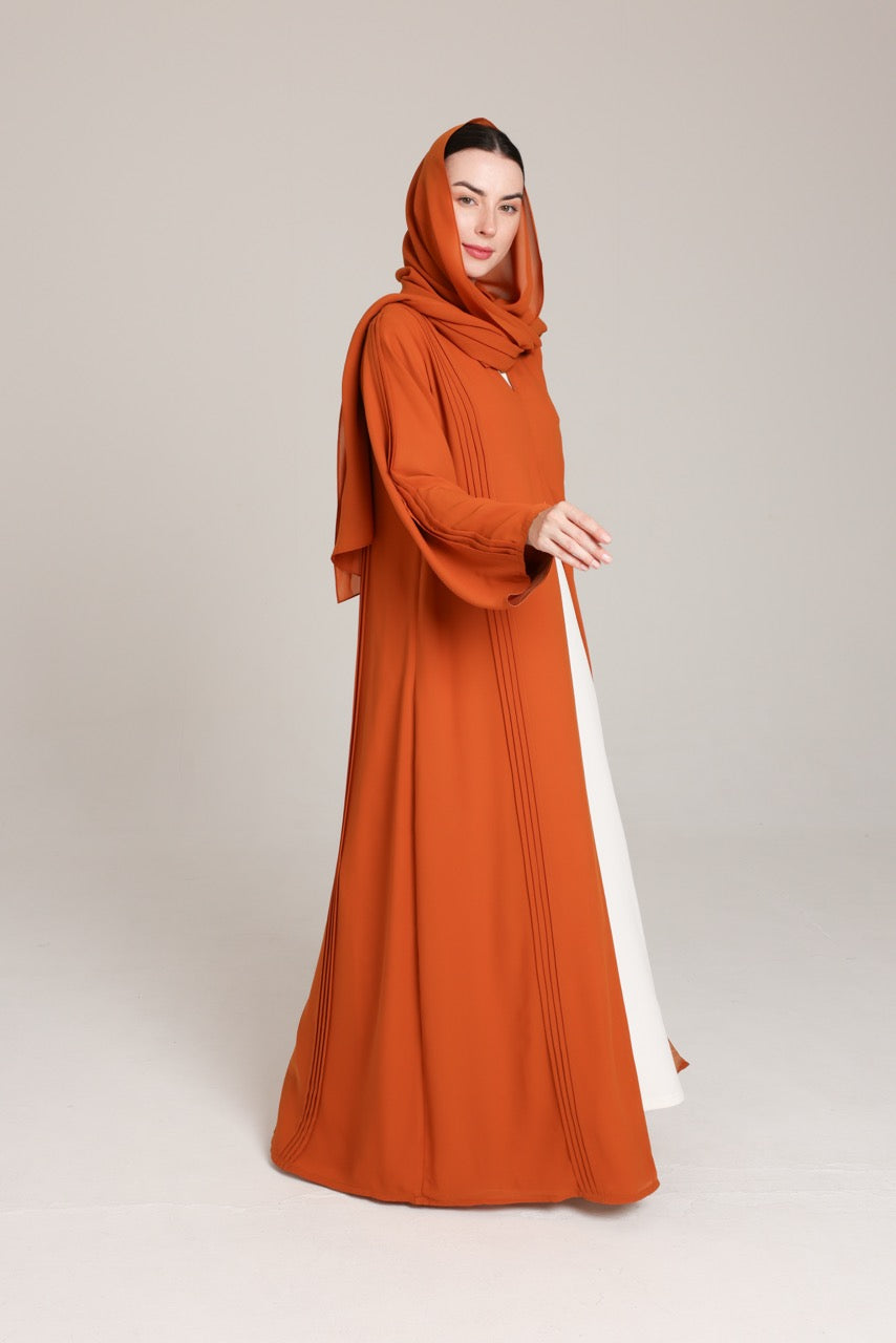 Dark Amber Pleats