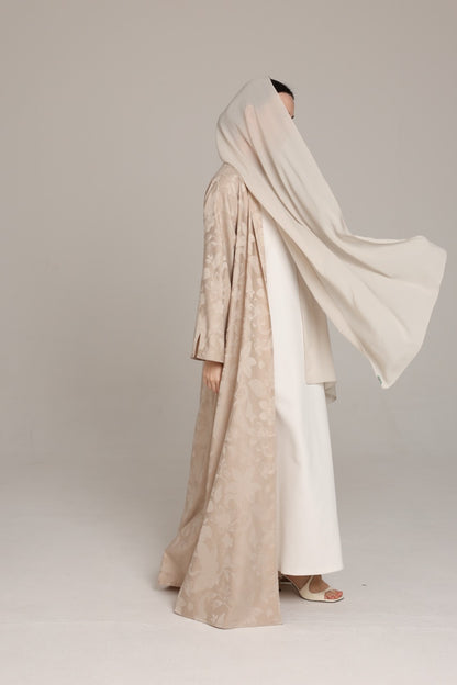 Beige Floral Printed