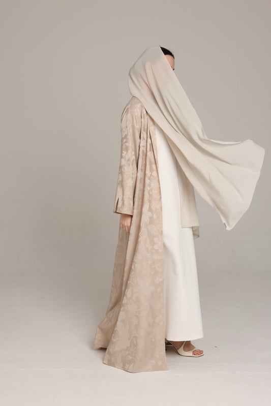 Beige Floral Printed