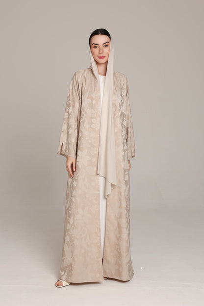 Beige Floral Printed