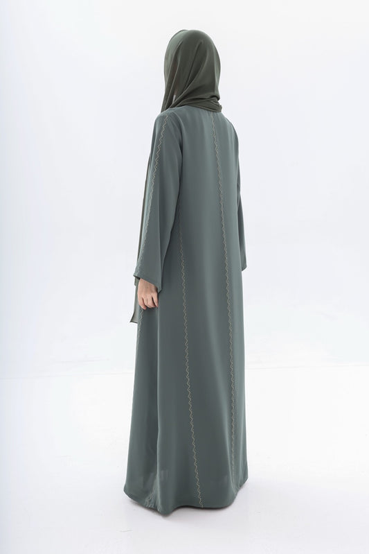 Embroidered Sage Green