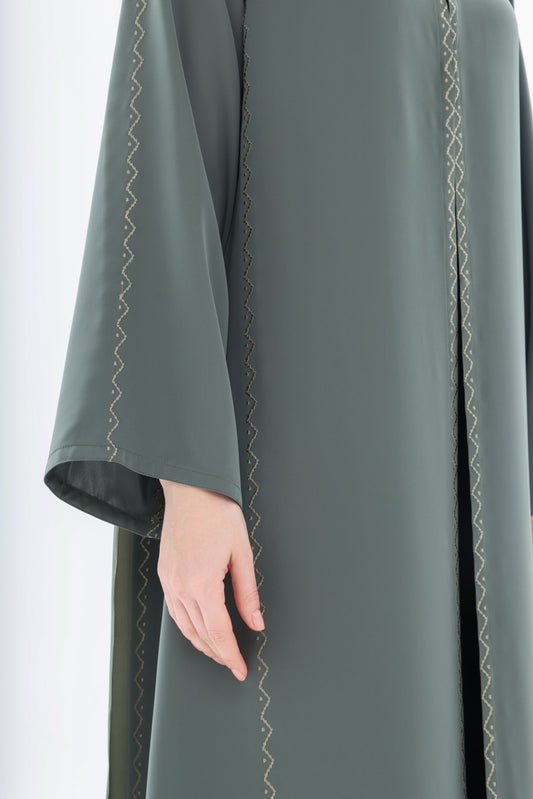 Embroidered Sage Green