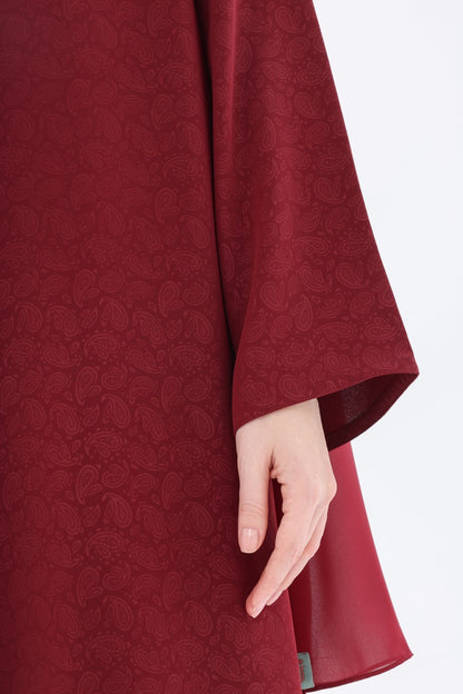 Maroon Paisley