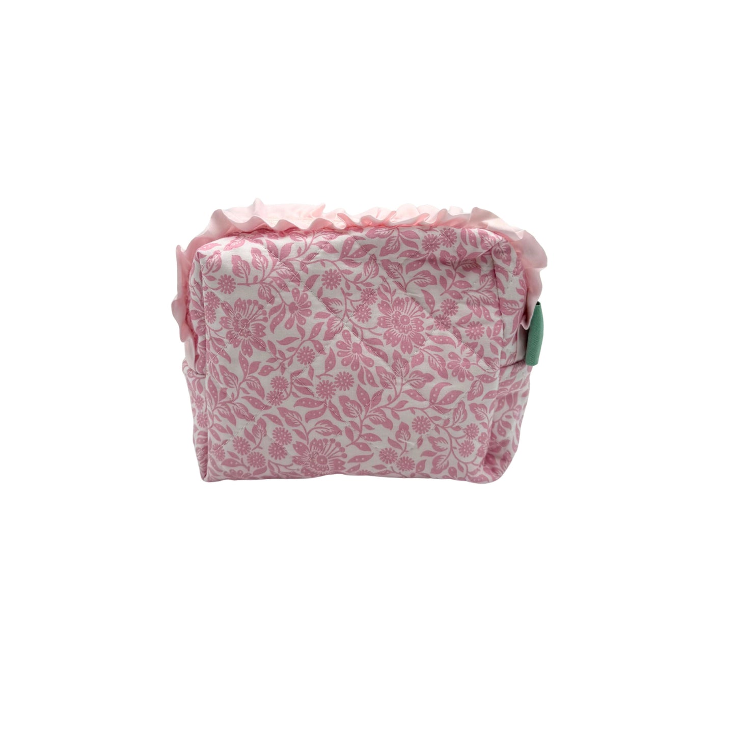 Mary Liberty Ruffle Quilted Pouch - Small