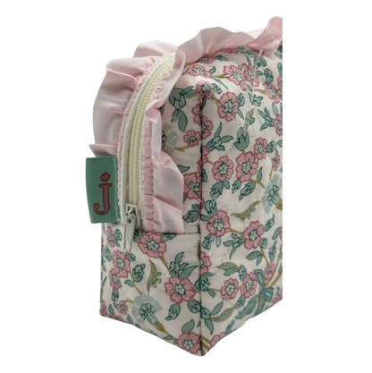 Empress Liberty Ruffle Quilted Pouch - Small
